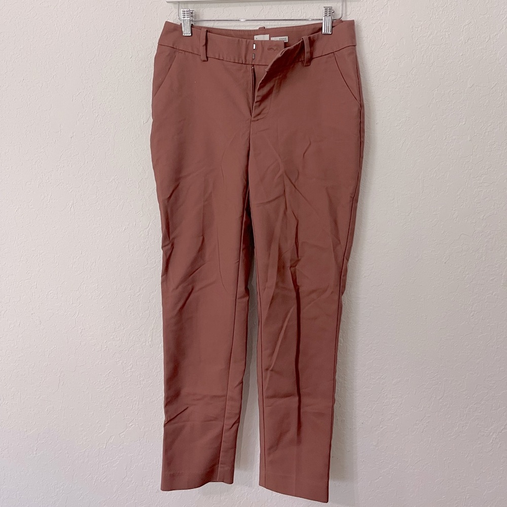 H&M cotton pants | burnt pink | ankle length | causal